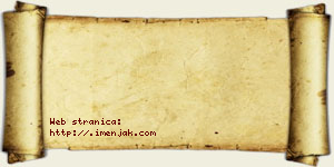 Jovana Vunić vizit kartica